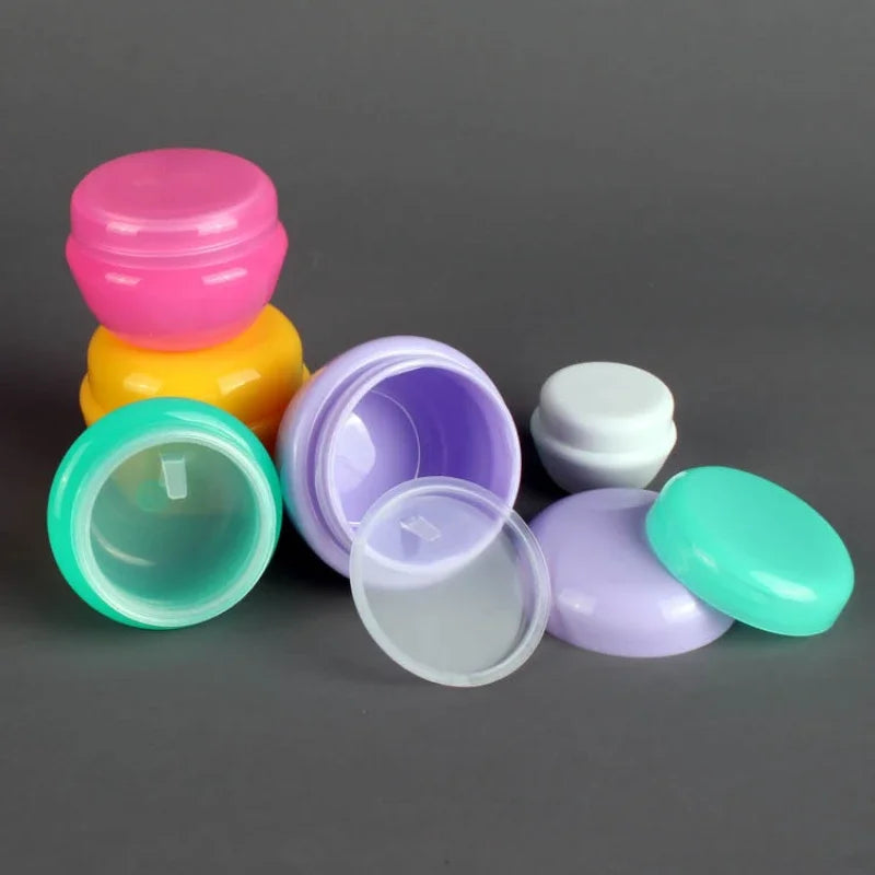 5-30g Face Cream Cosmetic Jar, Refillable Bottles Travel Sample Box