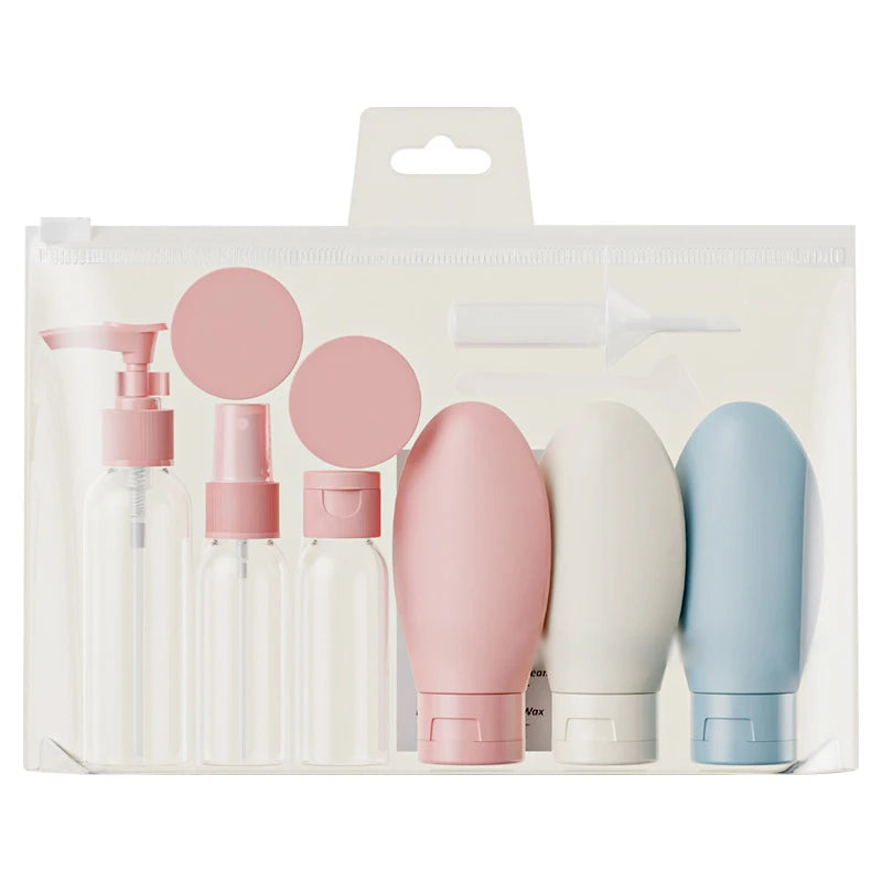 11pcs/set Portable Traveler Bottle Set