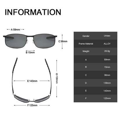 Square Classic Male Sunglasses