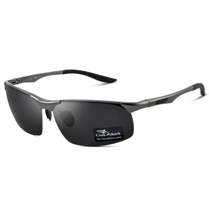 aluminum magnesium sunglasses with polarized lens