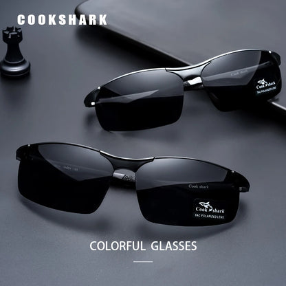 aluminum magnesium sunglasses with polarized lens