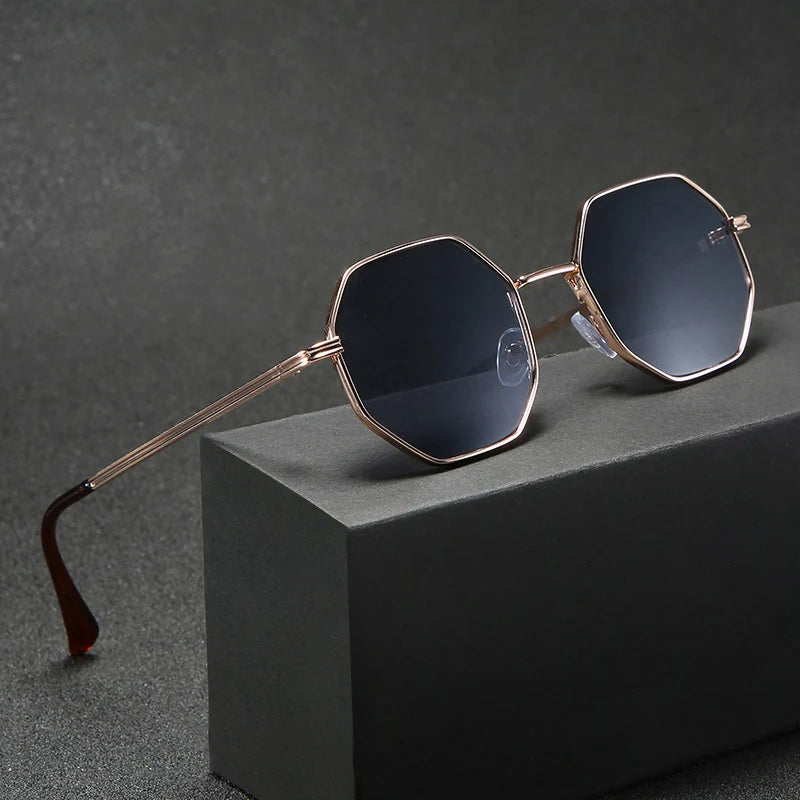 Octagon Metal Sunglasses