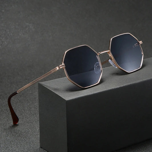Octagon Metal Sunglasses