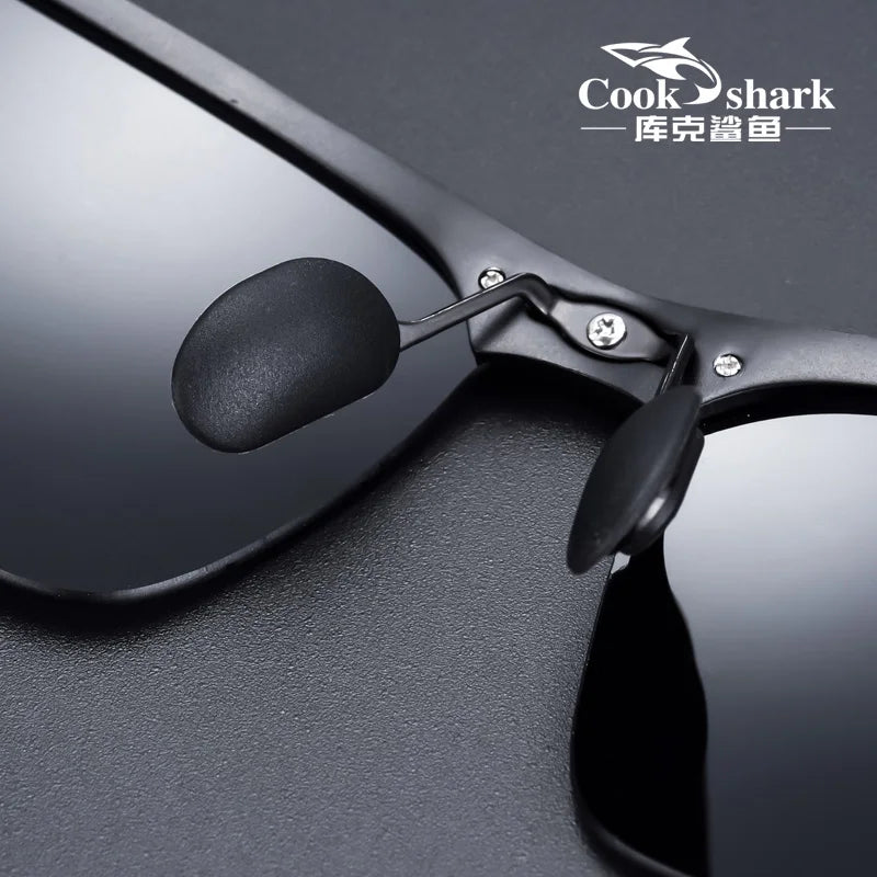 aluminum magnesium sunglasses with polarized lens