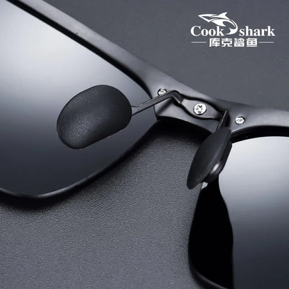 aluminum magnesium sunglasses with polarized lens