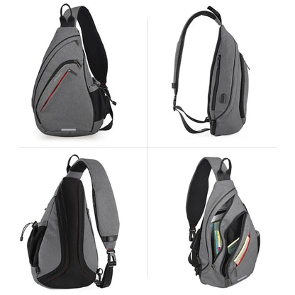 Sling Bag Crossbody  with USB