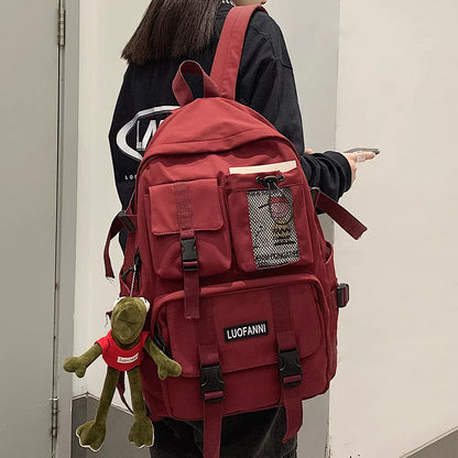 Nylon Laptop Travel Backpack