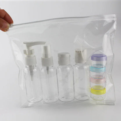 12pc/set  10pc/set  Portable Travel Cosmetic Bottle Kit