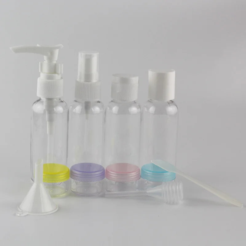 12pc/set  10pc/set  Portable Travel Cosmetic Bottle Kit