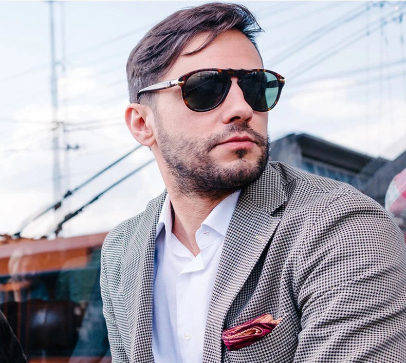 Classic Pilot Style Polarized Sunglasses