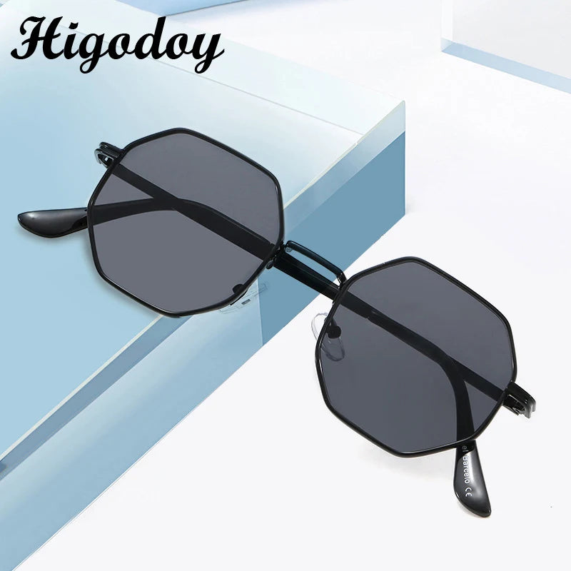 Octagon Metal Sunglasses