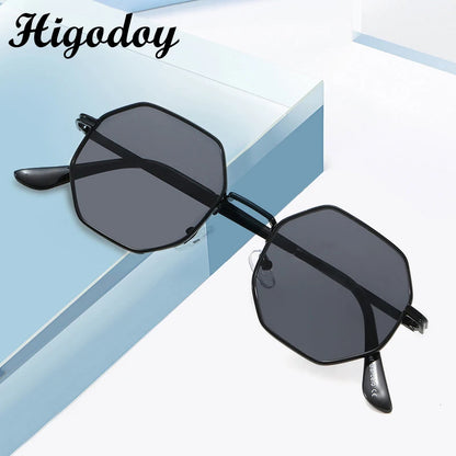 Octagon Metal Sunglasses