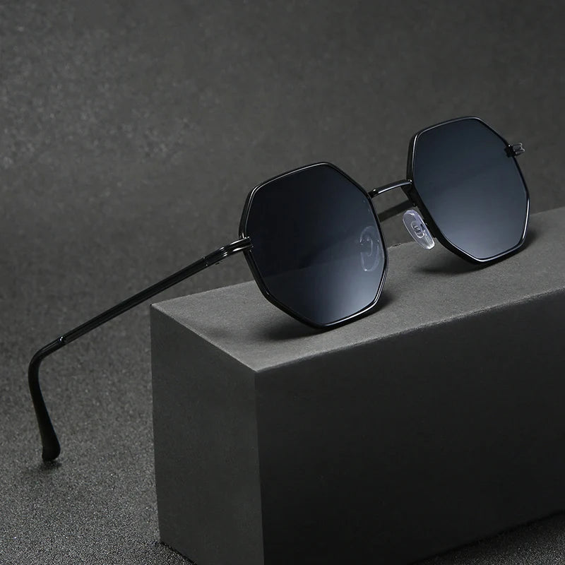 Octagon Metal Sunglasses