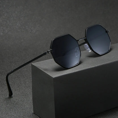 Octagon Metal Sunglasses