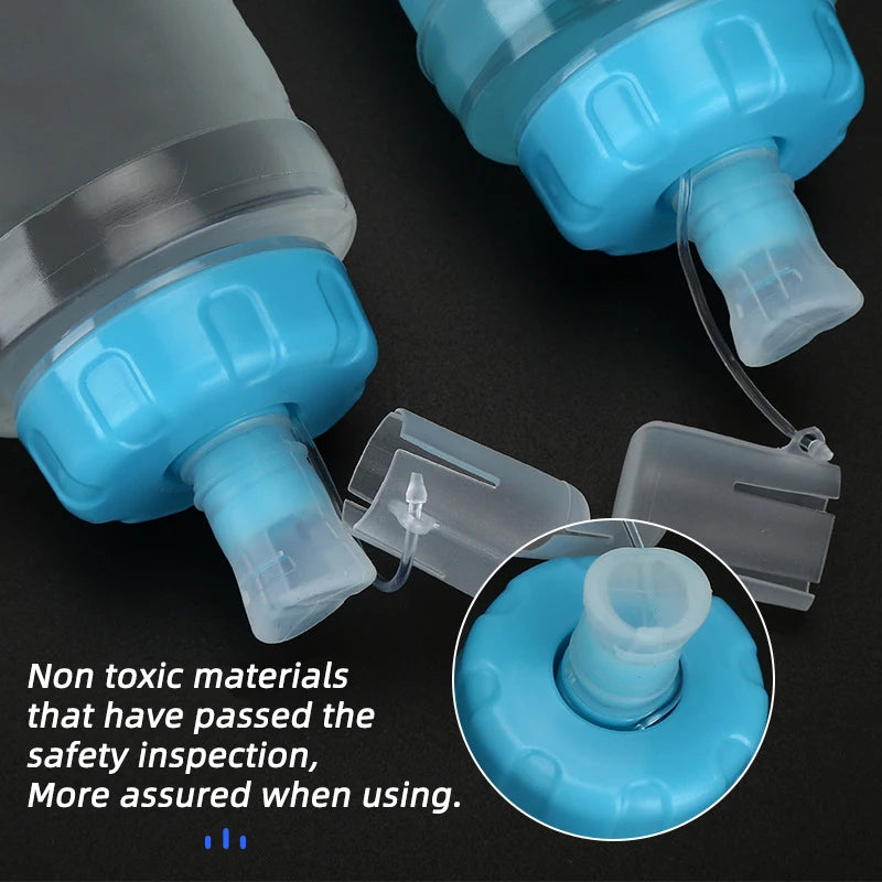 Soft Foldable Silicone Water Bottles for Hydration