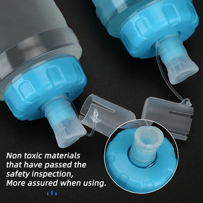 Soft Foldable Silicone Water Bottles for Hydration