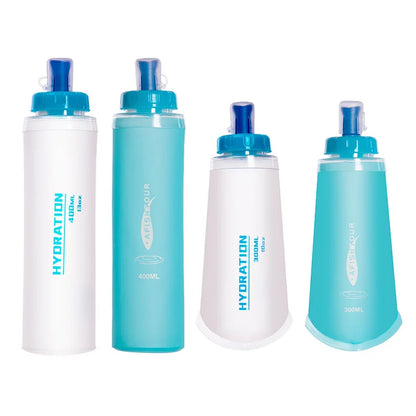 Soft Foldable Silicone Water Bottles for Hydration