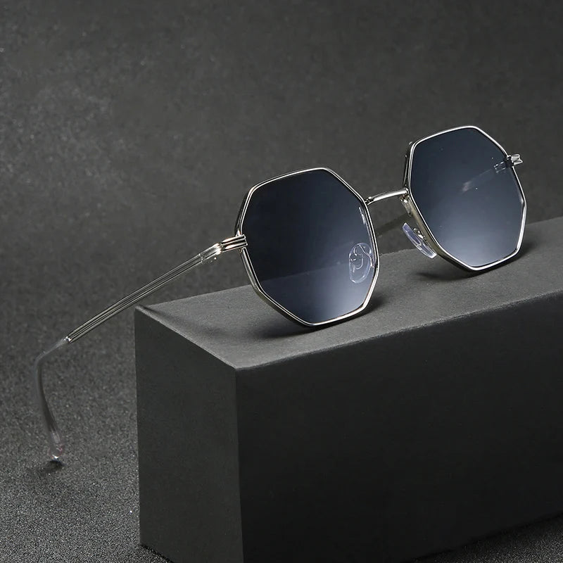 Octagon Metal Sunglasses