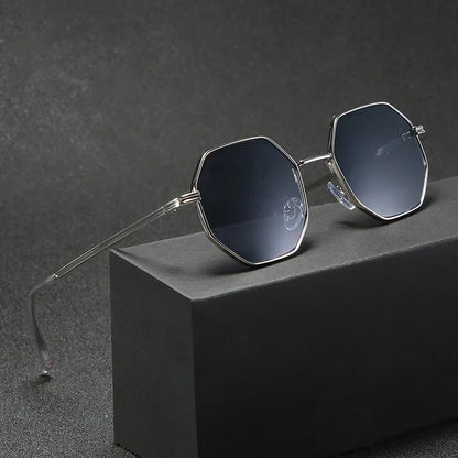 Octagon Metal Sunglasses