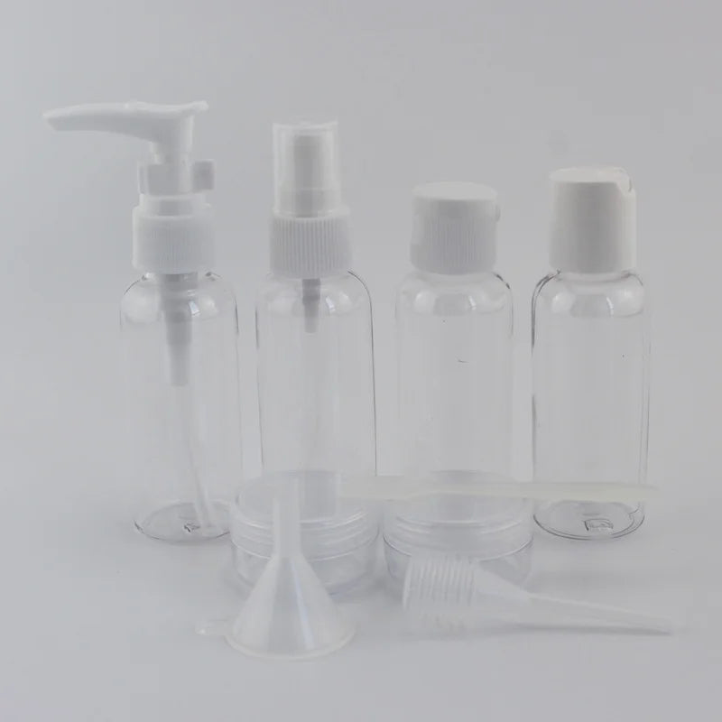 12pc/set  10pc/set  Portable Travel Cosmetic Bottle Kit