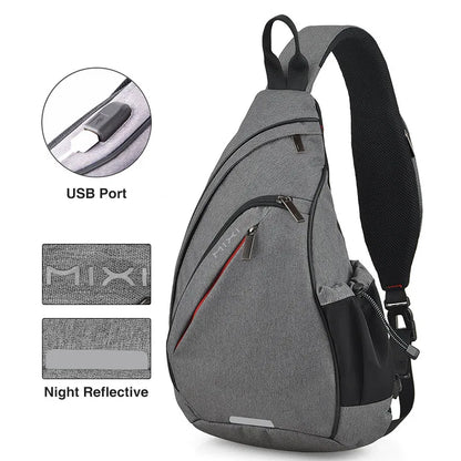 Sling Bag Crossbody  with USB