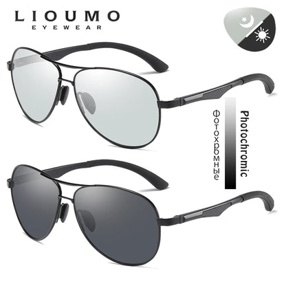 Pilot Photochromic Anti-Glare Sunglasses