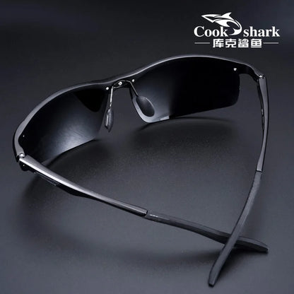 aluminum magnesium sunglasses with polarized lens