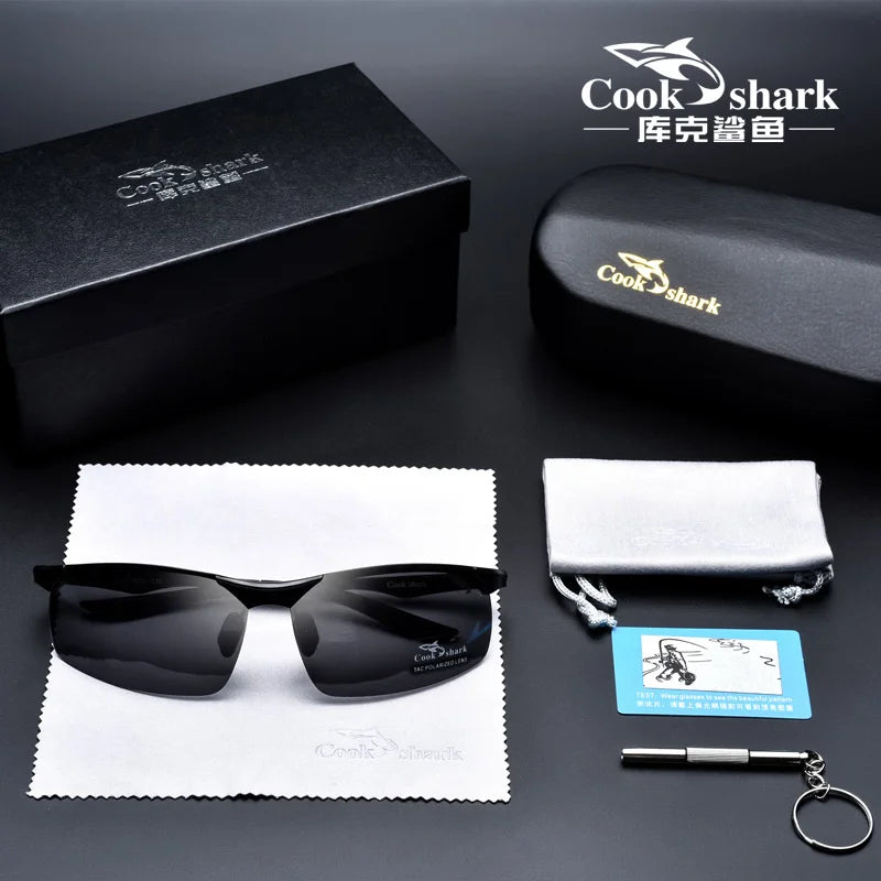 aluminum magnesium sunglasses with polarized lens