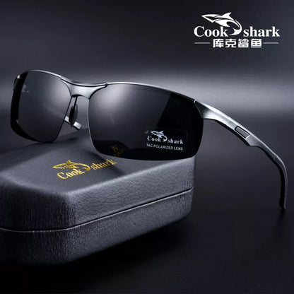 aluminum magnesium sunglasses with polarized lens