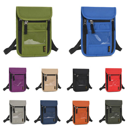 Family Passport Holder Organizer Case with RFID Blocking Multi-Pockets