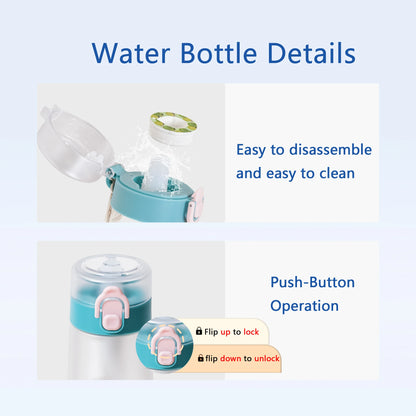 Fitness Bottle With Flavor Pods And Straw 750ml