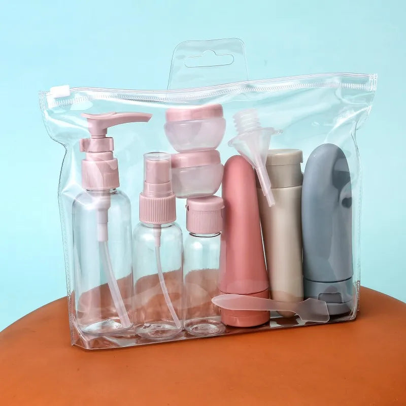 11pcs/set Portable Traveler Bottle Set