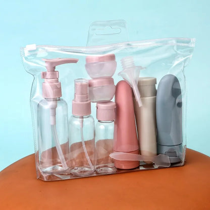 11pcs/set Portable Traveler Bottle Set