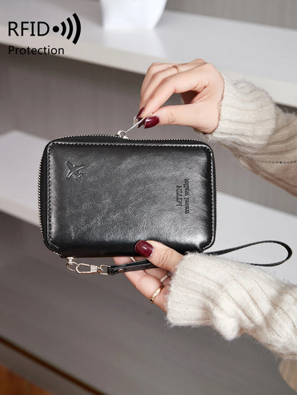 RFID passport holder multifunctional PU leather wallet holder unisex