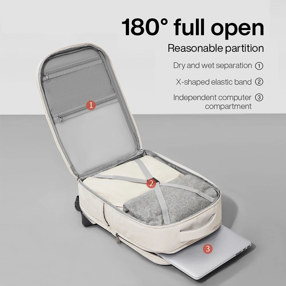 Unisex Travel Bag 18 Inch Waterproof with Laptop Pouch