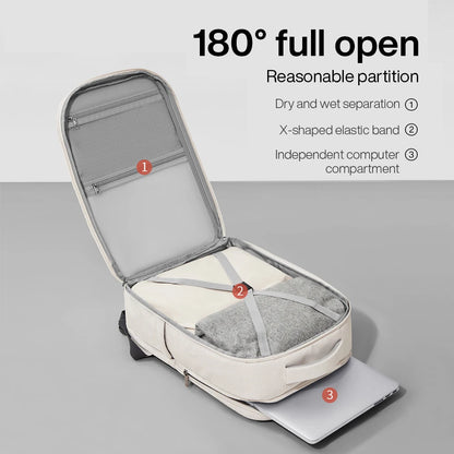 Unisex Travel Bag 18 Inch Waterproof with Laptop Pouch