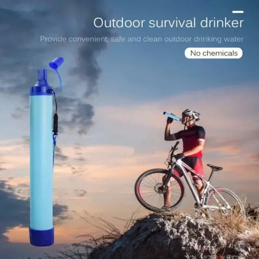 Portable Water Filter Straws for Outdoor Camping Hiking