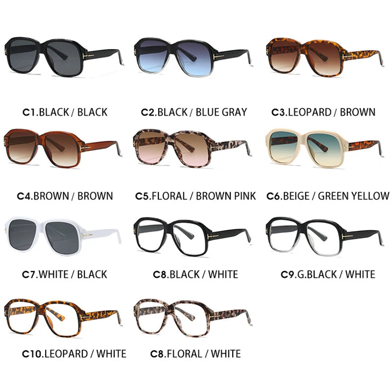 Square Oversized Punk Eyewear