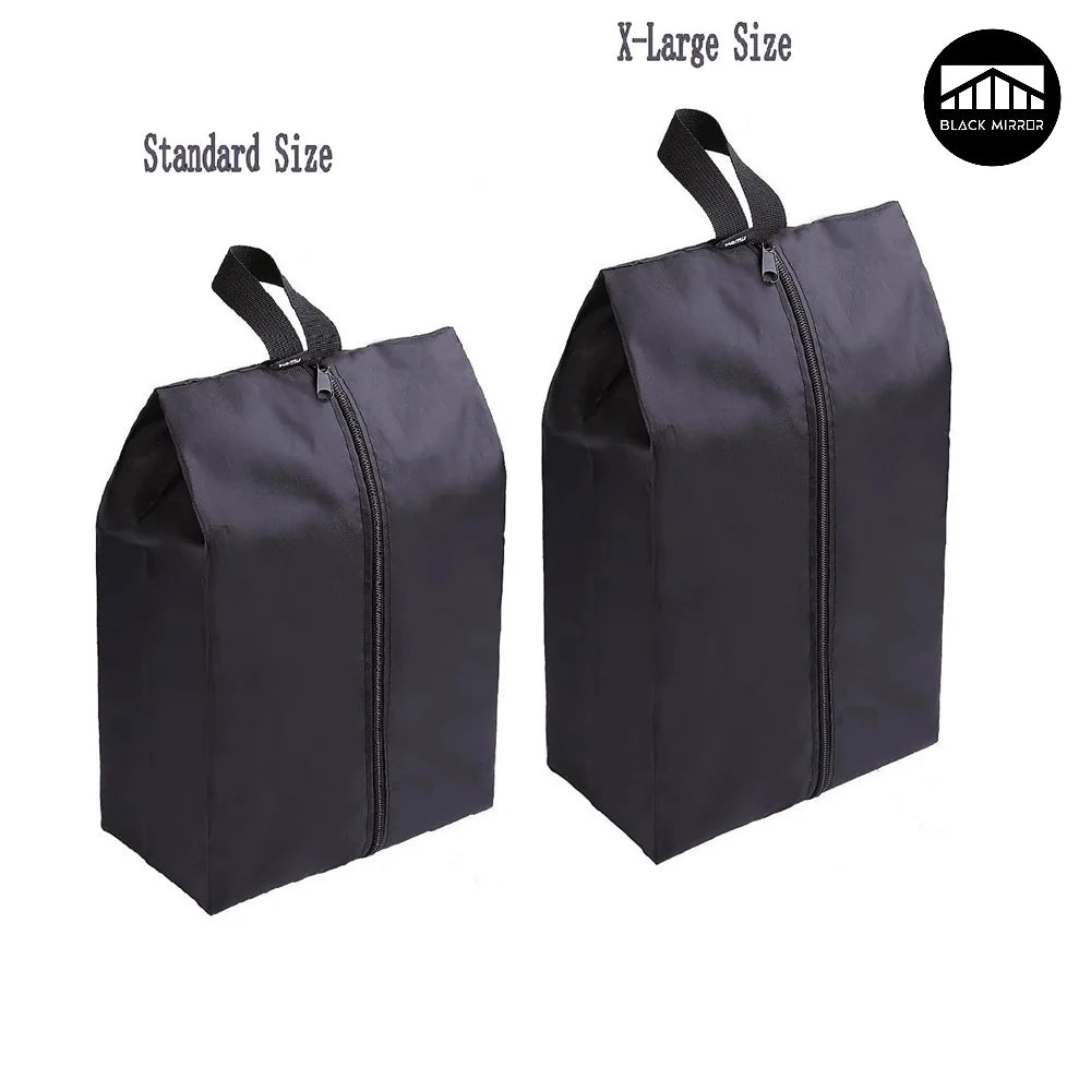 Waterproof Portable Nylon Travel Shoe Bags with Zipper Closure