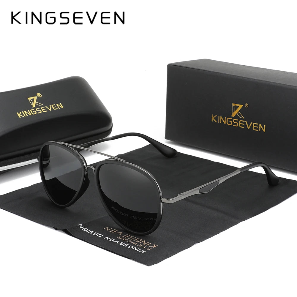 Classic Pilot Polarized Sunglasses with UV Blocking Oculos