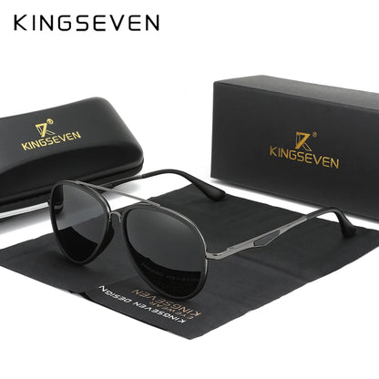 Classic Pilot Polarized Sunglasses with UV Blocking Oculos