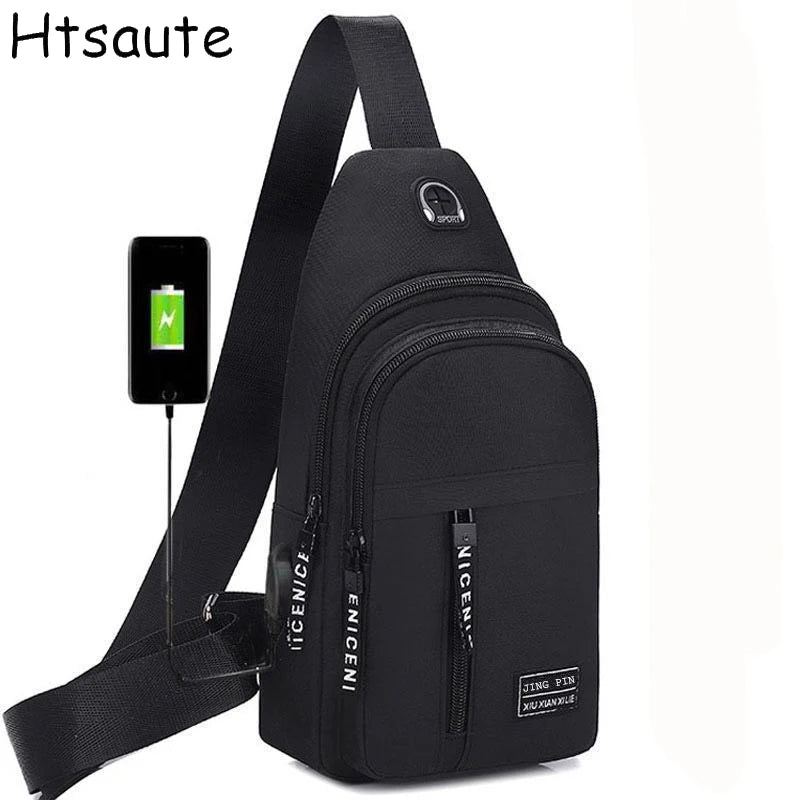 Small Unisex Oxford Chest Crossbody Bags
