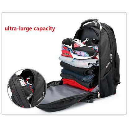 Swiss-Multifunctional bag 17 Inch Laptop Backpack, USB Charging Port,