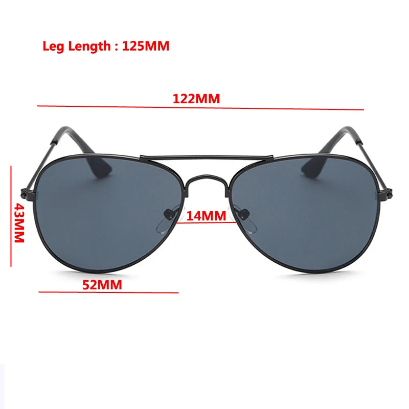 Kids aviation Sunglasses Reflective UV Lens