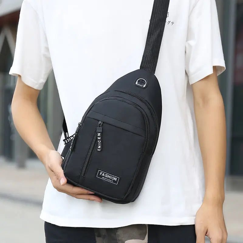 Small Unisex Oxford Chest Crossbody Bags