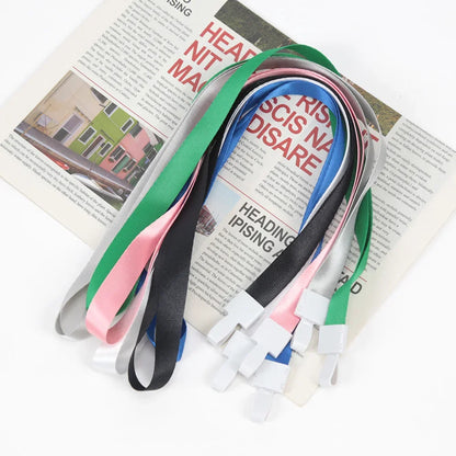 Colorful Plastic ID Holder with Lanyard