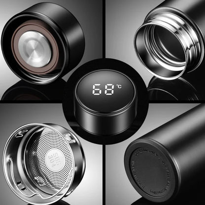 500ml Intelligent Temperature Cold/Hot Stainless Steel Vacuum Flask