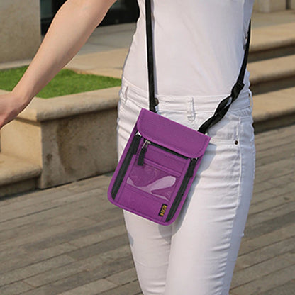 Family Passport Holder Organizer Case with RFID Blocking Multi-Pockets