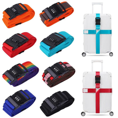 Luggage Buckle Strap with Anti-theft Password Lock