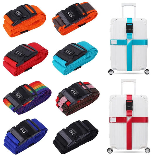 Luggage Buckle Strap with Anti-theft Password Lock